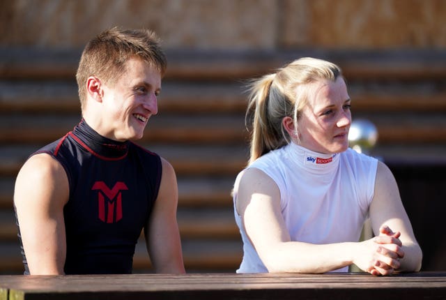 Tom Marquand and Hollie Doyle at Doncaster