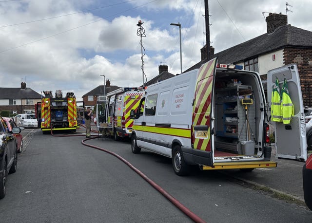 West Midlands wildfires