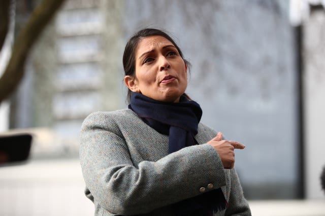 Home Secretary Priti Patel defended the Prime Minister against Theresa May's criticisms