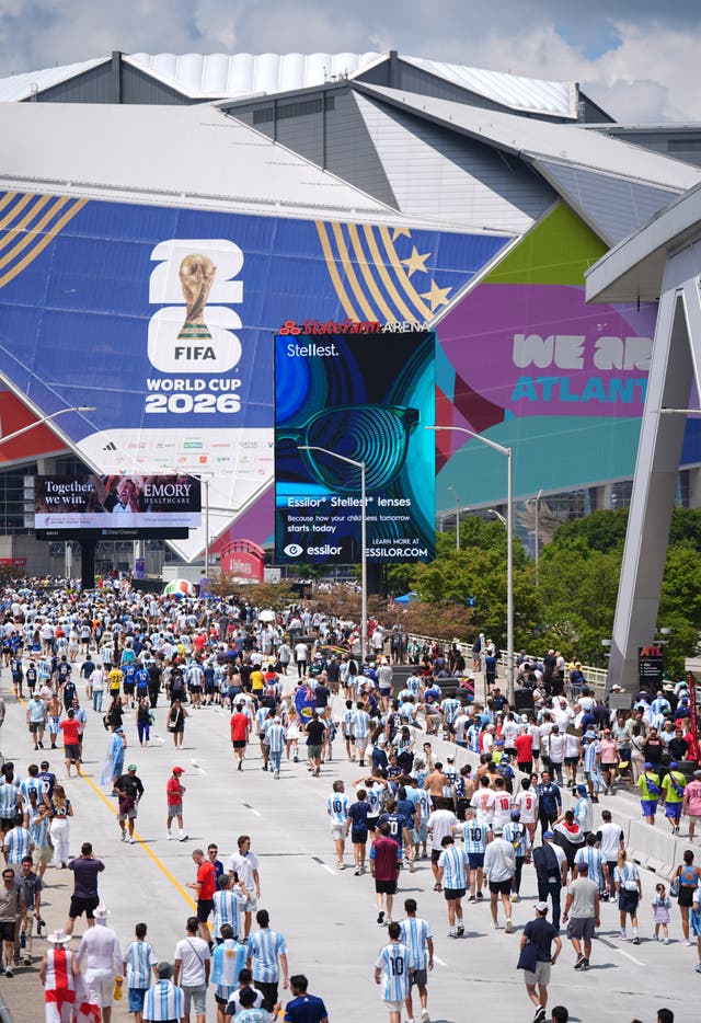 England fans in Atlanta