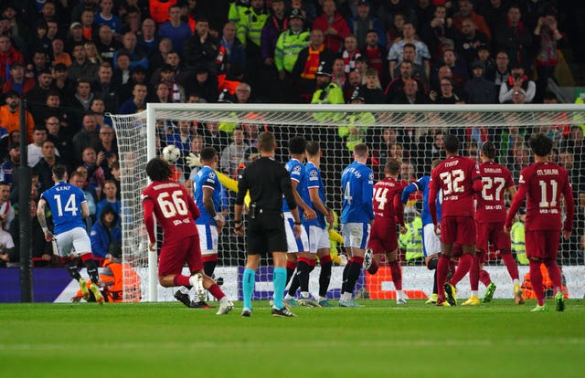 Liverpool v Rangers – UEFA Champions League – Group A – Anfield