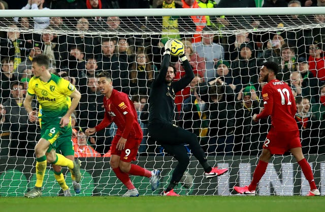 Norwich City v Liverpool – Premier League – Carrow Road