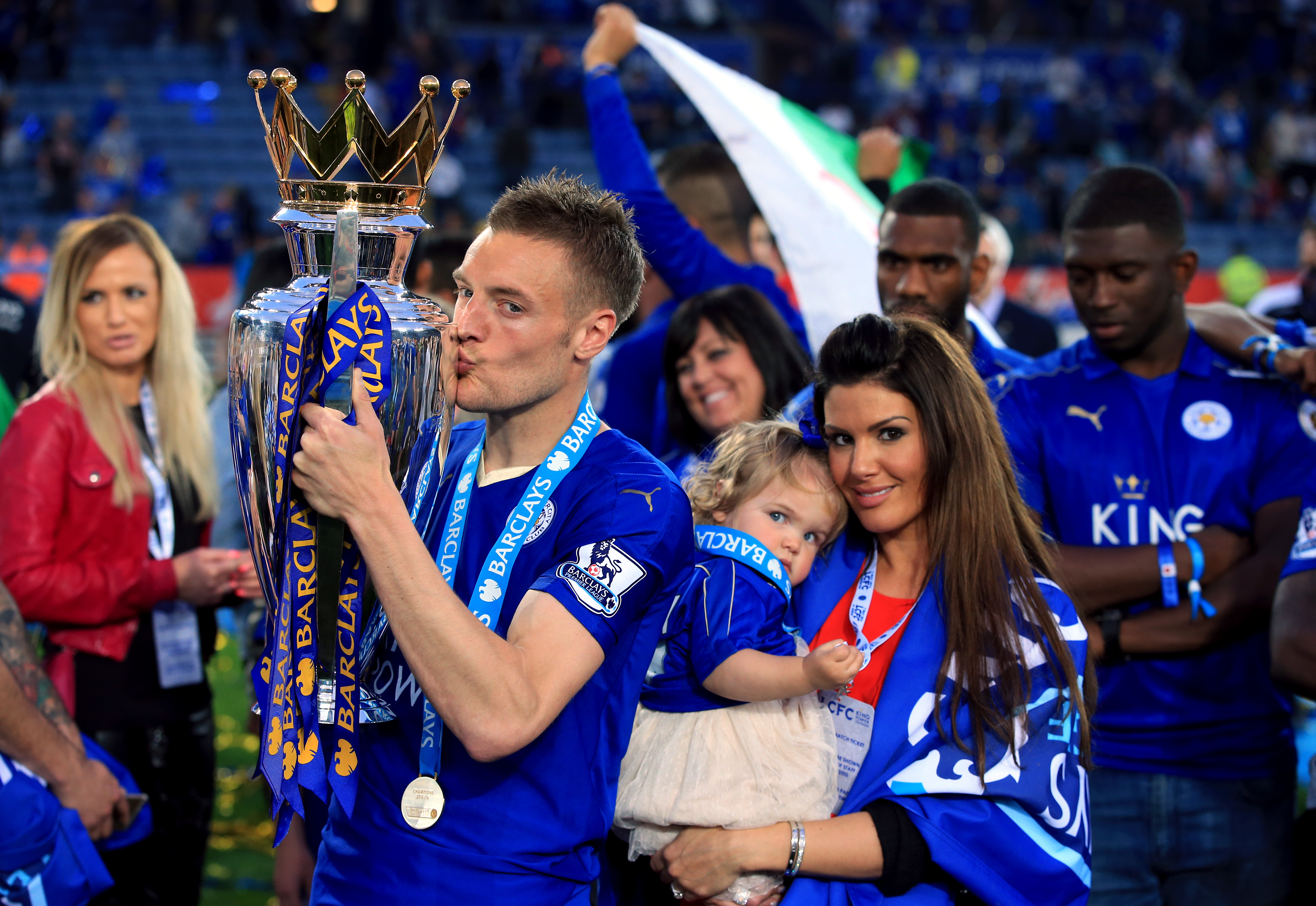 Vardy was instrumental in Leicester's Premier League win in 2016