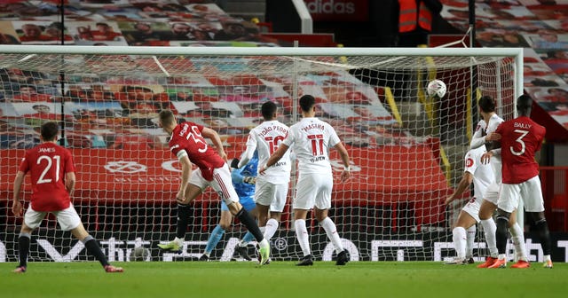 McTominay scored a fine header at Old Trafford