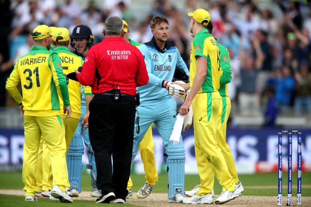England beat Australia by eight wickets in the World Cup semi-final last year