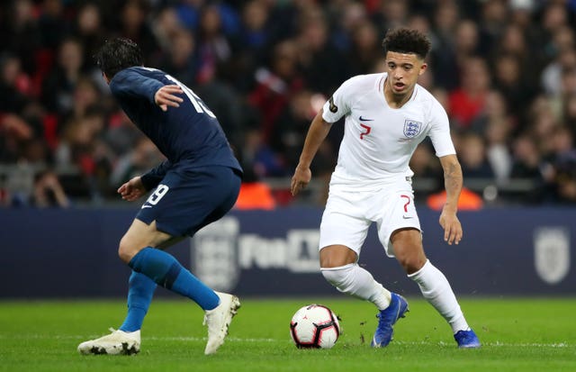 Jadon Sancho has forced his way into the England squad 