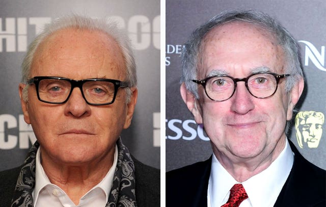 Sir Anthony Hopkins (left) and Jonathan Pryce missed out