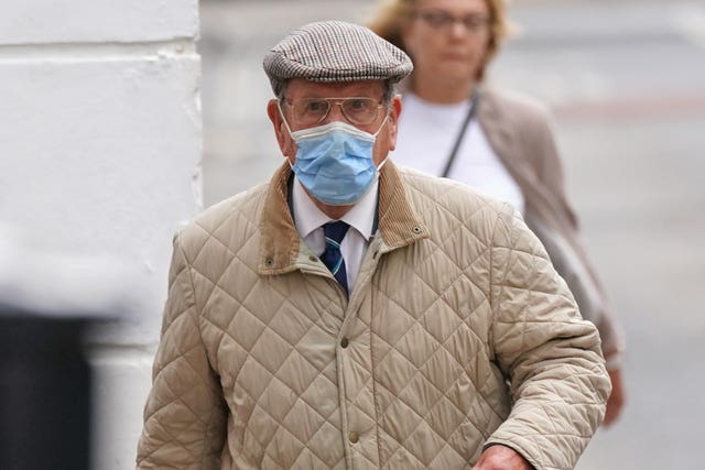 David Venables arrives at Worcester Crown Court