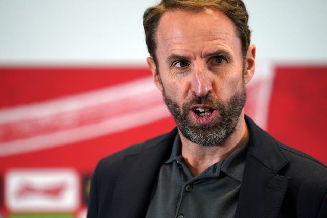 England manager Gareth Southgate during the England squad announcement