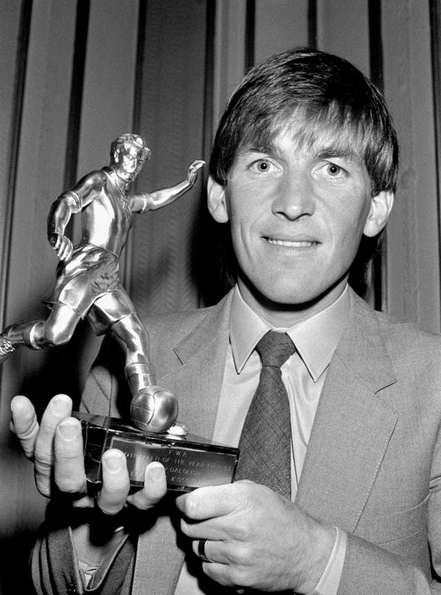 Kenny Dalglish was named PFA and FWA player of the