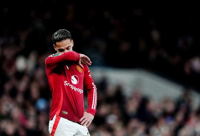 Antony stands dejected