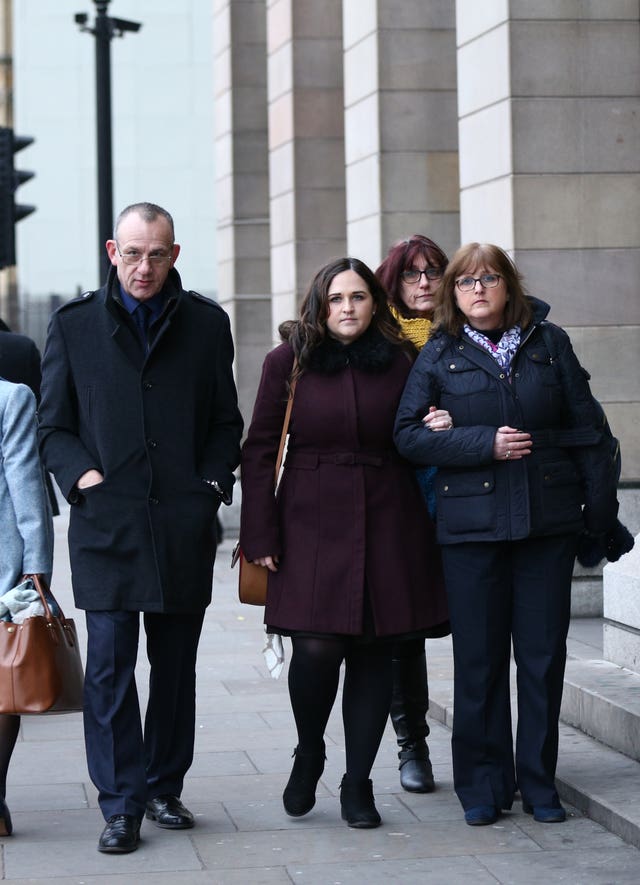 Charlotte Brown's family on the way to meet Sajid Javid