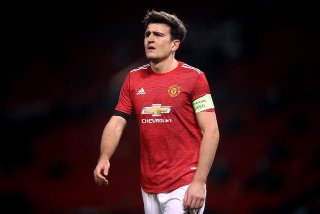 Harry Maguire in action for Manchester United