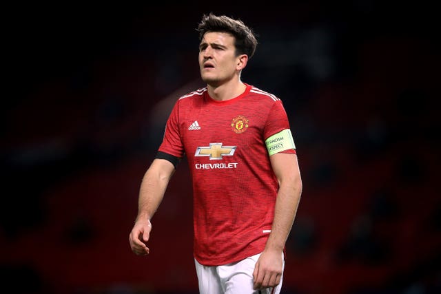 Harry Maguire in action for Manchester United