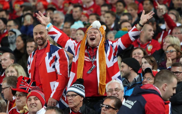 British and Irish Lions fans have always travelled around the globe to support the squad