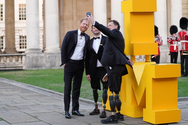 The Duke of Sussex at the Invictus Spirit Awards