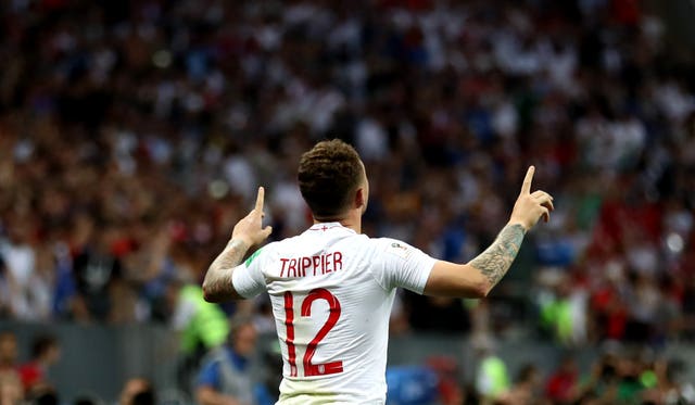 Trippier had put England ahead in Moscow.