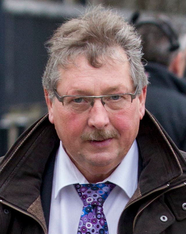 The DUP's Sammy Wilson hit out at Simon Coveney's remarks (Liam McBurney/PA)