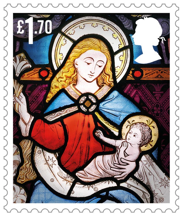 Royal Mail Christmas stamps 2020