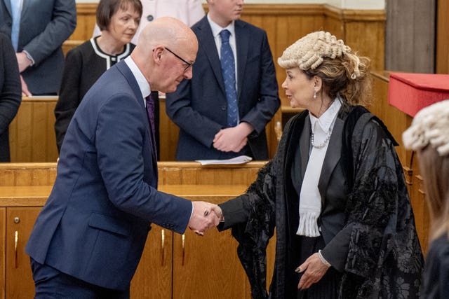 John Swinney sworn in as First Minister