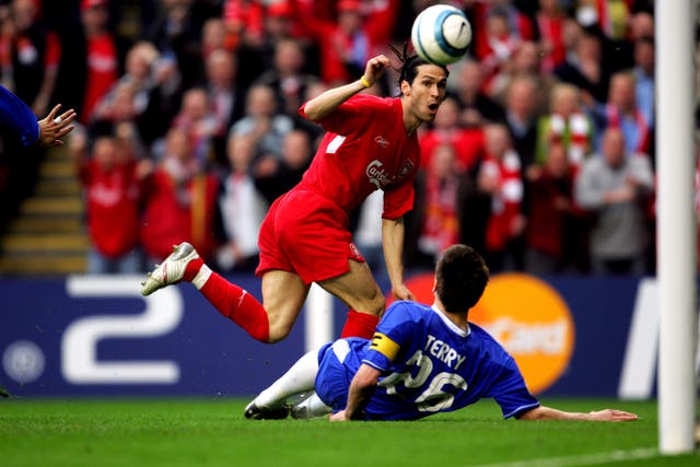 Luis Garcia scored a controversial winner against Chelsea in 2005 