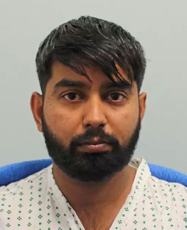 Jaynesh Chudasama who has admitted killing three boys as they walked to a 16th birthday party in West London (Metropolitan Police/PA)