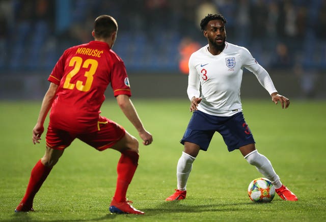 Danny Rose, right, was targeted by abuse from Montenegro fans