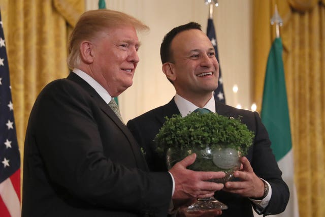 Trump Irish vist