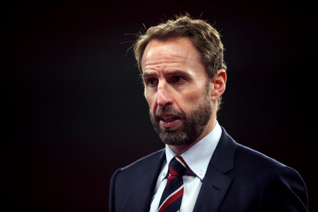 England manager Gareth Southgate saw his side beaten by Denmark