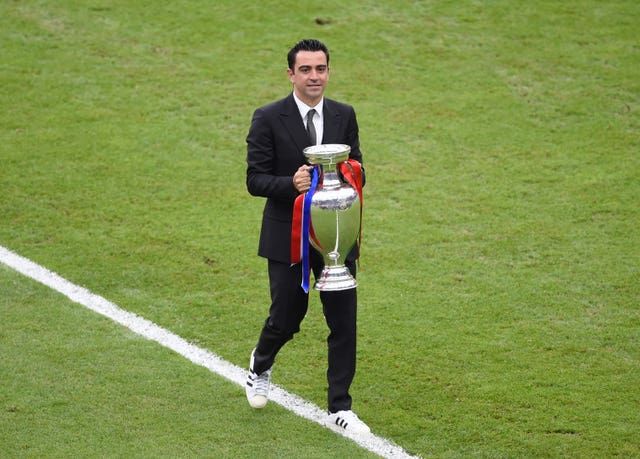 Xavi was a contender to take over at the Nou Camp