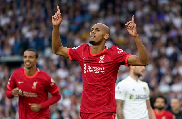 Fabinho played - and scored - for Liverpool against Leeds after an agreement was reached to allow him to play