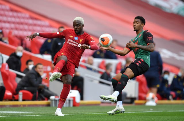 Divock Origi was handed a rare start