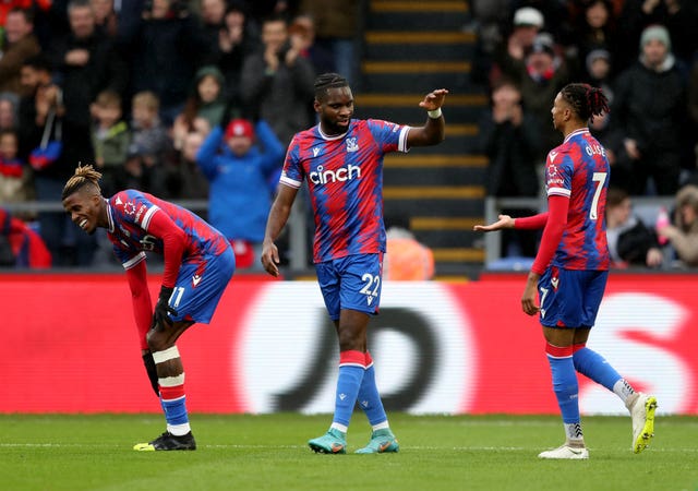 Odsonne Edouard scored Palace's only goal on Saturday