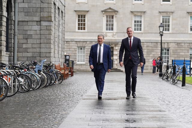 Keir Starmer visit to Dublin and Belfast