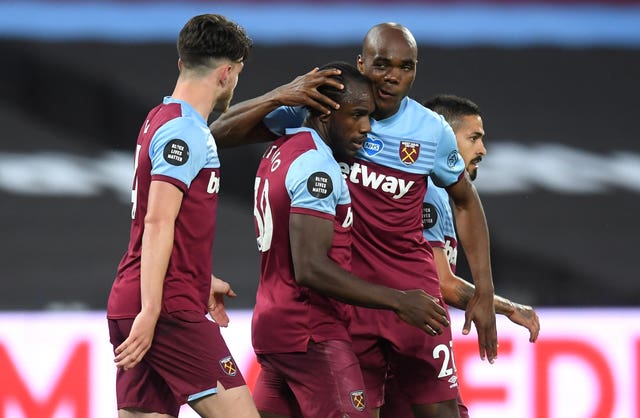 Michail Antonio bounced back to score West Ham's second