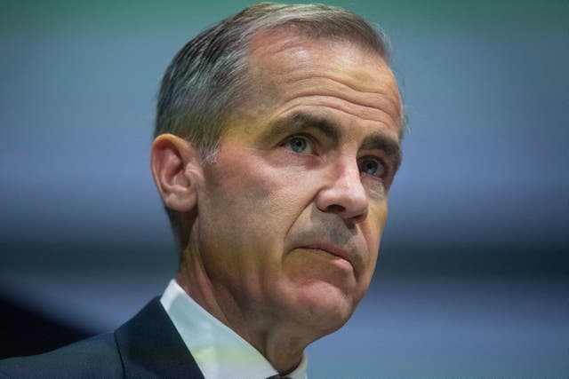 Bank of England Governor Mark Carney (Victoria Jones/PA)