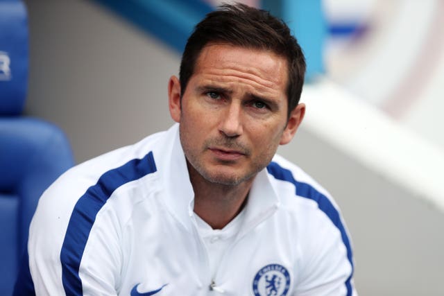 Frank Lampard saw his Chelsea side lose 1-0 to Valencia (David Davies/PA).