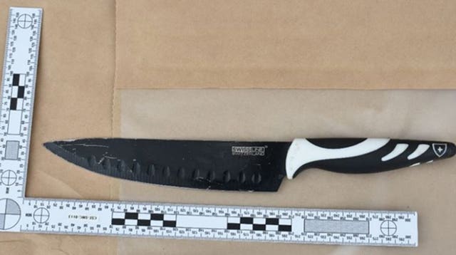 A knife