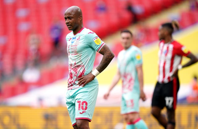 Andre Ayew was unable to get on the scoresheet