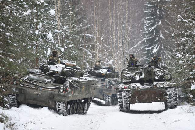 British troops in Estonia