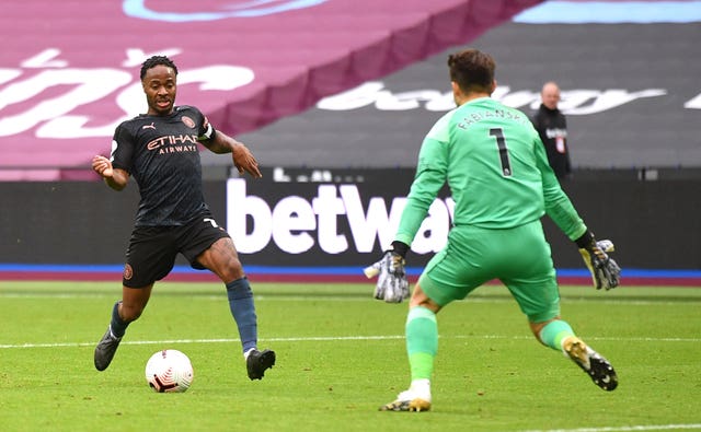 Raheem Sterling fialed to take a late chance to score the winner 