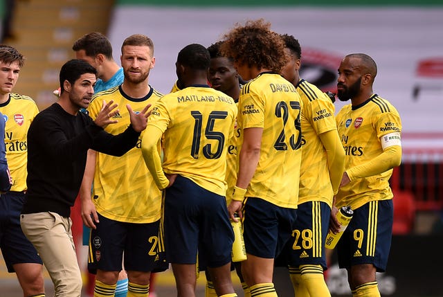 Arsenal beat Sheffield United in the FA Cup earlier this year