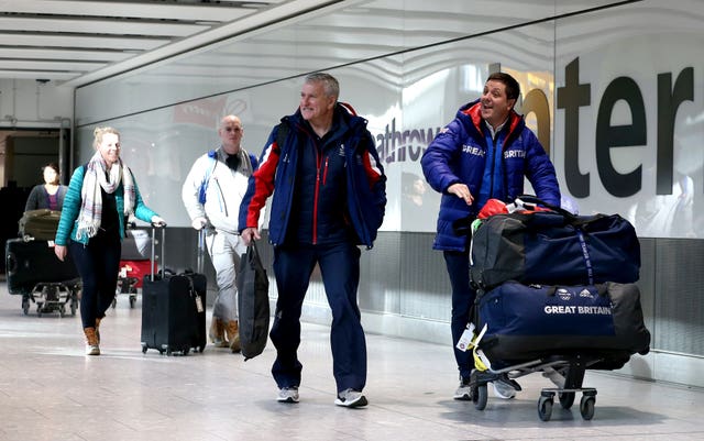 Bill Sweeney, centre, is on his way to the RFU