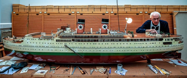Arandora Star cruise liner model restoration