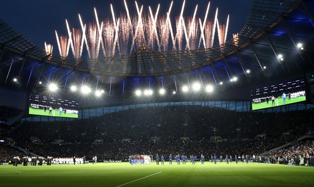 Tottenham are yet to concede a goal in their new stadium 