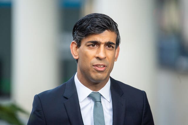Chancellor Rishi Sunak