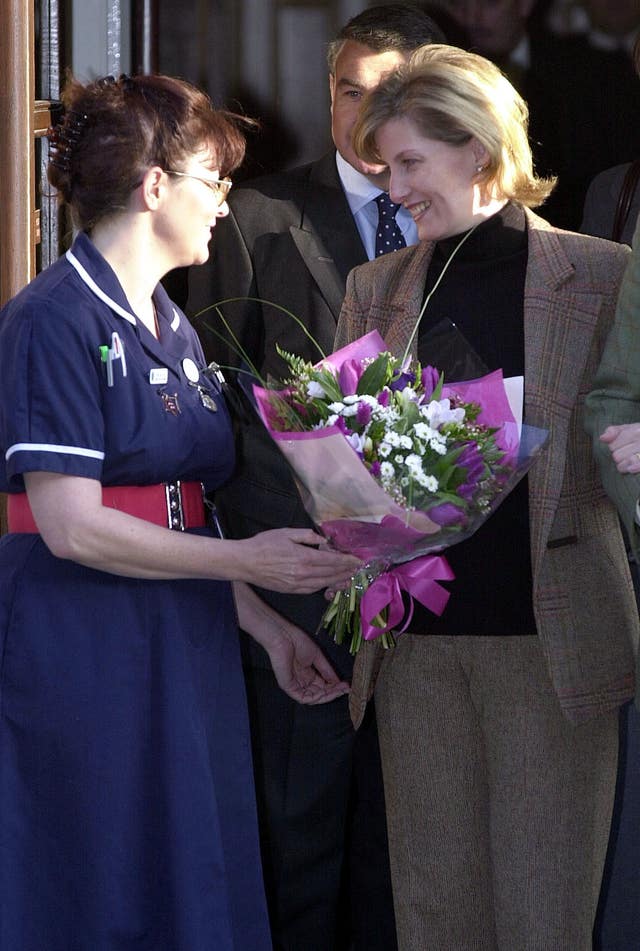Countess of Wessex Leaves Hospital