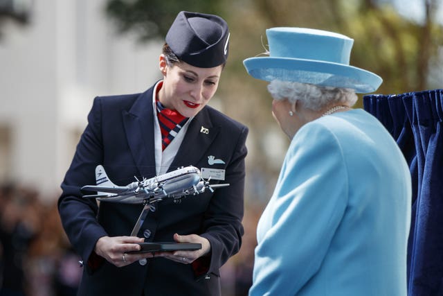 Royal visit to BA headquarters
