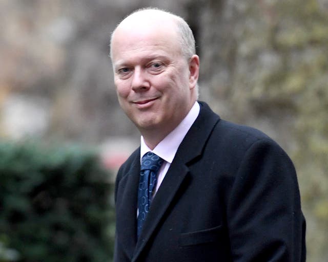 Chris Grayling's lawyers asked Mr Justice Barling to impose the injunction (Stefan Rousseau/PA)