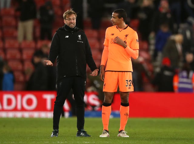 Jurgen Klopp has used Joel Matip just eight times this season
